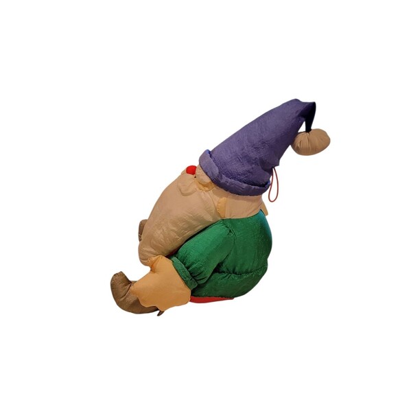 Vintage 1978 Gnome Nylon Parachute Material Plush Made in Korea 13" Christmas - Picture 2 of 7